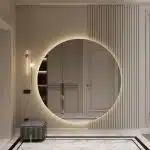 آینه بک لایت الف طرح گرد