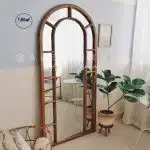 آینه قدی مدل تاج چوبی روس