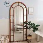 آینه قدی مدل تاج چوبی روس