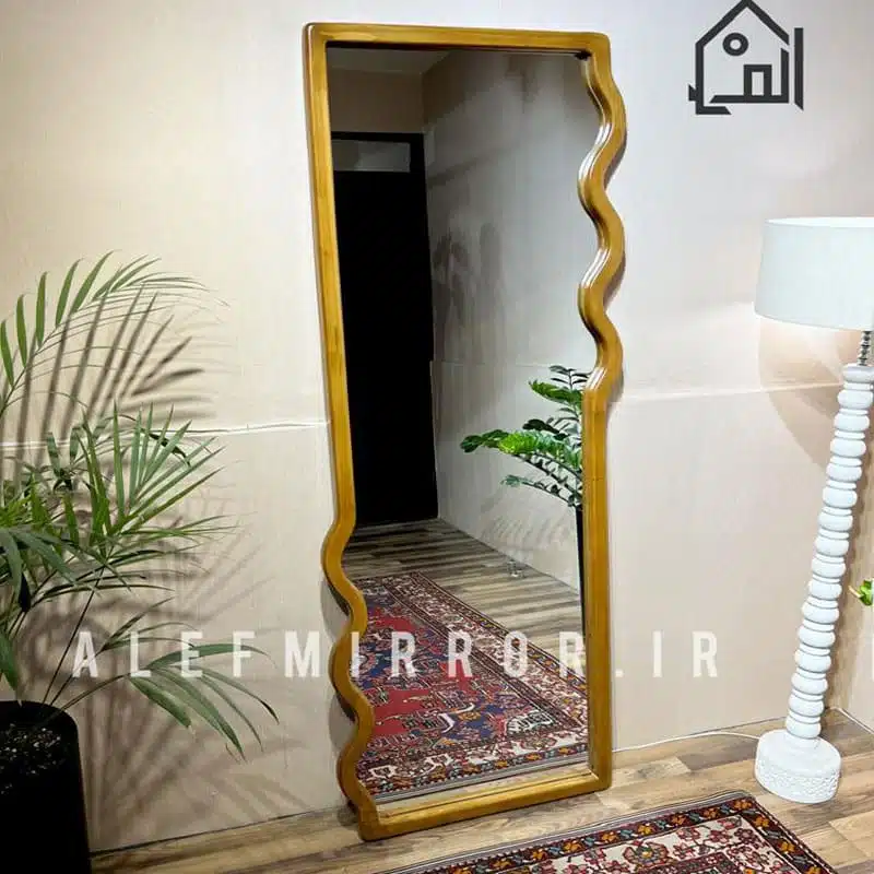 آینه قدی چوب روس مدل دنیز تولیدی خانه الف