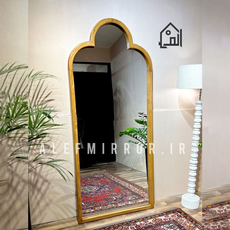 آینه قدی چوب روس مدل ملودی تولیدی خانه الف