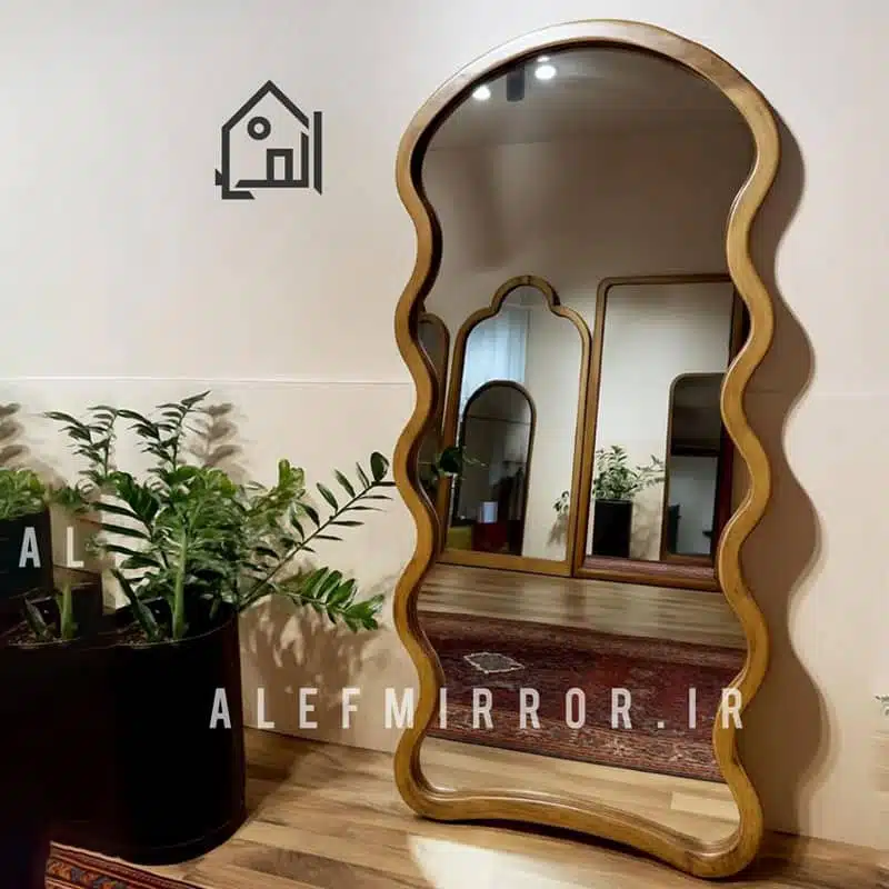 آینه قدی چوب روس مدل روشا تولیدی خانه الف