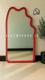 آینه قدی چوب قرمز مدل رویان تولیدی خانه الف
