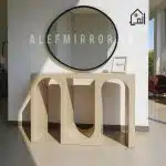 ست آینه و کنسول چوبی مدل آراک